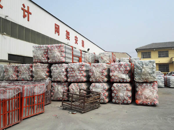 保定网架成品待发